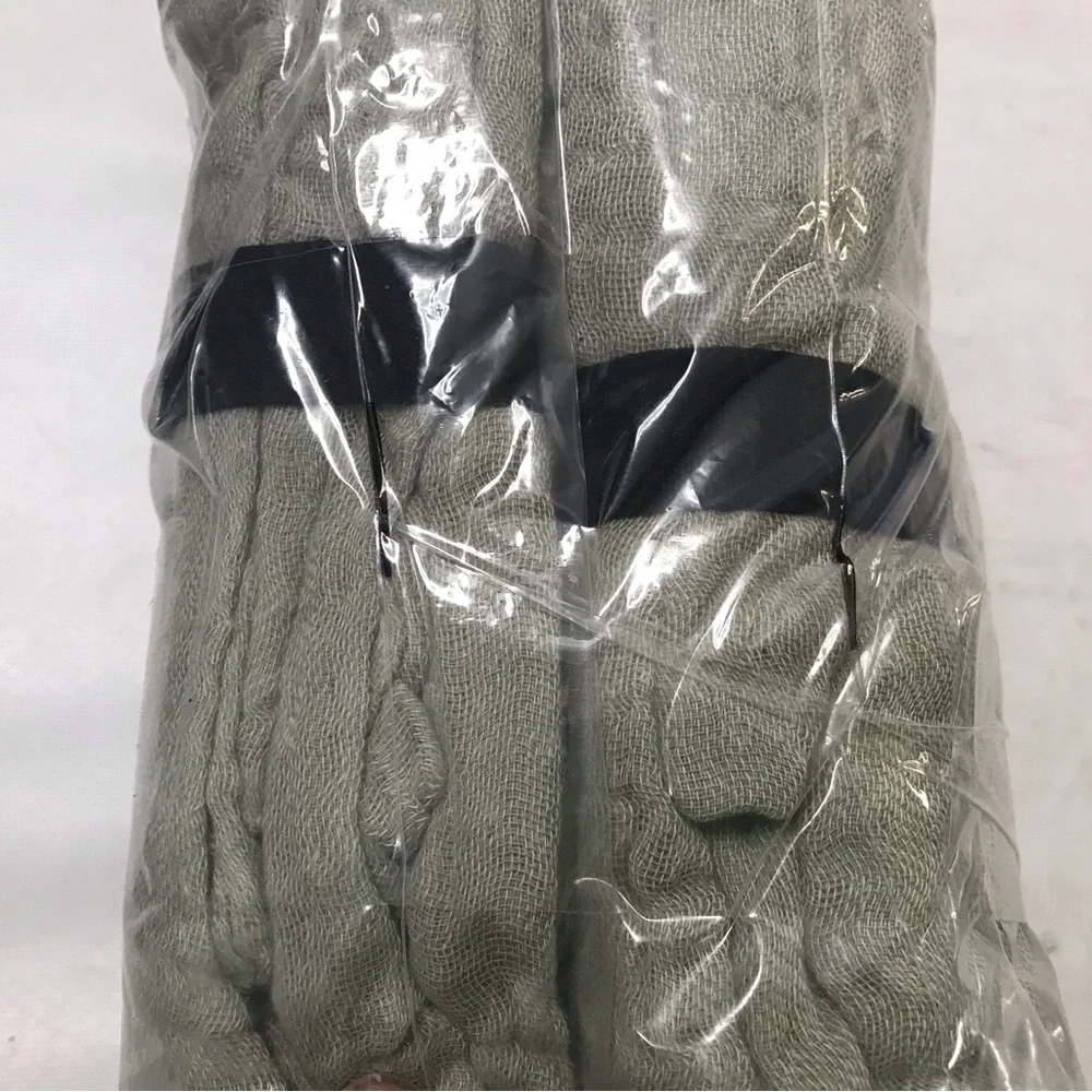 2 Pack West Elm Cotton Linen Queen Duvet Shams Set King 20 x 36” Loden Green New